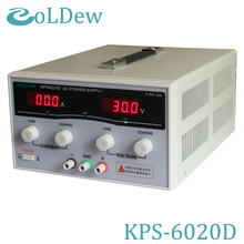 Fuente de alimentación CC KPS6020D de alta precisión, alta potencia, pantalla Dual LED ajustable, conmutación 220V EU 60V/20A 2024 - compra barato