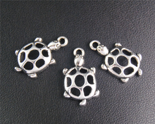30Pcs  Silver Color Tortoise Turtle Charm Fit Bracelets Necklance DIY Metal Jewelry Making 21x13Mm A2093 2024 - buy cheap