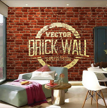 Murales 3D personalizados, papel de pared de ladrillo con patrón, sala de estar, sofá, pared de TV, papel de pared del dormitorio para niños 2024 - compra barato