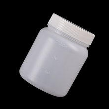 300mL White Plastic Wide mouth Bottle  Laboratory Chemical Storage Case 2024 - купить недорого