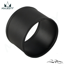 Alloy Aluminum Hose Adapter Joiner Pipe Connector Silicone 102mm  Black 2024 - buy cheap