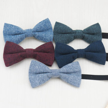 New Fashion Imitation Wool kids Bow Tie Cute Candy Colors Baby Bowtie Flower Girl Tuxedo Accessory Boys Children Bow Ties 2024 - buy cheap