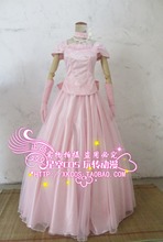 Escenario de amor, 2016 Izumi-vestido de novia Sena MV con Collar, disfraz de Cosplay, traje de boda de escenario de amor en rosa 2024 - compra barato