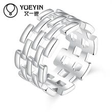 2016 New Arrival silver Plated finger rings for women wedding jewelry silver-plating rings unisex rings Engagement jewelry 2024 - buy cheap