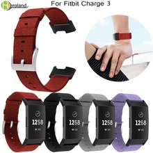 New Colorful wrist strap for fitbit charge 3 bracelet band nylon Watch Band Canvas frabic Smartwatch band Accessories watchbands 2024 - buy cheap
