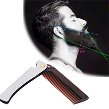 Folding Steel Combs For Men Oil Head Portable Beard Combs Hair Styling Product Combs For Man Foldable hair comb 2024 - buy cheap