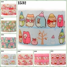 New  50 yards cartoon sumikko gurashi pattern ribbon printed grosgrain ribbons free shipping 2024 - buy cheap