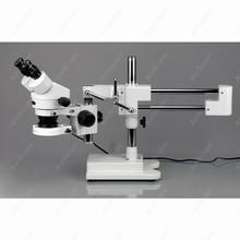 Microscópio estéreo de inspeção, -- amescopo fornece zoom 7x-45x, ampliação, inspeção de circuito, microscópio estéreo com 80 luz de led 2024 - compre barato