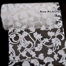The new 2015 fashion colorful nail sticker decals transfer film nail tools Decorations White Magnolia SY622 2024 - buy cheap