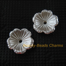 New 150Pcs White Plastic Acrylic Flower Star Spacer End Bead Caps Charms 14mm 2024 - buy cheap