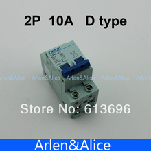 2P 10A D type 240V/415V 50HZ/60HZ Circuit breaker MCB safety breaker 2024 - buy cheap