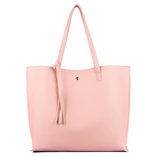 Women Shoulder Bag Female Daily Causal Totes Lady Handbag Solid Color Large Capacity Women Bag 2024 - buy cheap
