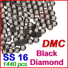 SS16 3.8-4.0mm, 1440 pçs/saco Diamante Negro jet DMC HotFix Natator Pedrinhas, ferro-em mulheres roupas de vestuário DIY pedra de cristal 2024 - compre barato