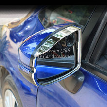Cubierta de CEJA para espejo retrovisor, embellecedor cromado para Panel de Marco retrovisor, accesorios de estilo de coche, para Honda CR-V CRV 2017 2018 2019 2024 - compra barato