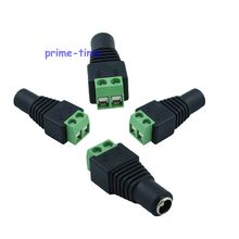 10Pcs 2.1 x 5.5mm DC Power Female Plug Jack Adapter Connector Plug for CCTV LED Strip Light 2024 - buy cheap