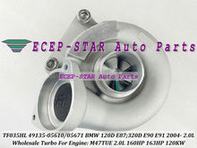 Turbo TF035HL 49135-05610 49135-05620 49135-05671 4913505671 para BMW 120D E87 2004-07 320D E90 E91 05-07 M47TUE 2.0L 160HP 120kw 2024 - compra barato