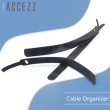 ¡! ACCEZZ-Cables de carga USB, bobinador de auriculares para IPhone, Huawei, Samsung, Clips de cable, gestión magnética, Velcro 2024 - compra barato