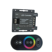 2 шт./лот Полноцветный сенсорный светодиодный контроллер беспроводной светодиодный rgb контроллер постоянного тока 12-24 В 3 ч общий анодный контроллер светодиодной ленты 2024 - купить недорого
