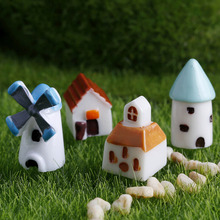4PCS Random Style DIY Resin Crafts House Fairy Garden Miniature Craft Micro Cottage Landscape Decoration 2024 - buy cheap