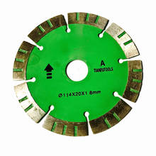 Free shipping of 10pcs good quality general purpose 114*20*12mm segmented saw blades for marble/granite/tile cutting 2024 - buy cheap