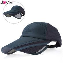 Jovivi Womens Mens Summer Outdoor Golf Sports Baseball Snapback UV Cap Sun Sports Hat Black/Gray/Navy Color Optional 2024 - buy cheap