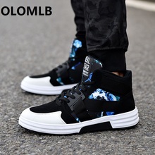 NEW Men Shoes High Top Casual Flat Lace-up Walking Male Sneakers Skateboard Sneakers running Travel shoes student teens 2024 - buy cheap