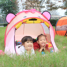 Children's Pop Up Game Toy Tent Indoor Outdoor Peach Play Tent Baby Kids Climbing Folding Tent Marine Ball Pool Educational Toys 2024 - buy cheap