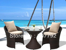 Poolside Outdoor patio wicker dinnig set 2024 - buy cheap