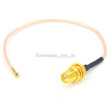 RG178 15cm RP SMA Female to U.FL/IPX Connector Pigtail Extension Cable 2024 - buy cheap