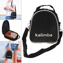 17 / 15 / 10 Key Black Universal Kalimba Storage Bag Thumb Piano Mbira Soft Case Oxford Cloth Inside Cotton Shoulder Bag 2024 - buy cheap