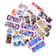 25pcs/set Flower Nail Water Decal Stickers Floral Pattern Transfer Sticker Manicure Full Wraps Nail Art Decor Tool SAWG2136-2160 2024 - buy cheap