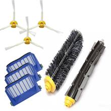 2016 Cheapest AeroVac Filter Side Brush Bristle  Flexible Beater Brush for iRobot Roomba 600 610 620 625 630 650 660 2024 - buy cheap