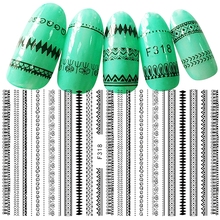 creative adhesive nail art decorations stickers beauty acrylic manicure decals nails accessoires F318-22 2024 - buy cheap