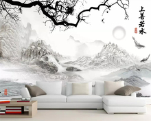 Beibehang Custom wallpaper mural Chinese TV background wall painting home decor living room bedroom background wall 3d wallpaper 2024 - buy cheap