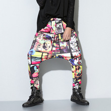 ZK окрашенные новый цвет блок лоскутное хип хоп брюки для девочек модные свободные брюки для уличных танцев для мужчин's Скейтбординг спортивные 2024 - купить недорого