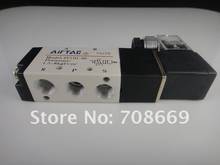4V110-06 5Ports2Position Single Solenoid Pneumatic Air Valve 1/8 BSPT AC110V 2024 - buy cheap