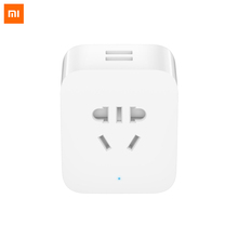 Original Xiaomi Mijia Smart Socket Enhanced Version Dual USB Plug 10A 250V Max Wifi Remote Timing Control By Phone  Mijia App 2024 - buy cheap