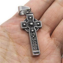 New Biker Cross Pendant 316L Stainless Steel Fashion Fashion Cross Pendant 2024 - buy cheap