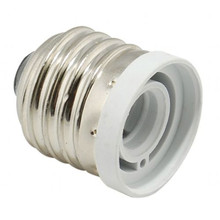 Adaptador de soquete lâmpada 5 lâmpadas, base média e26 para candelabros e12, redutor de parafuso sem calor e de longa duração
