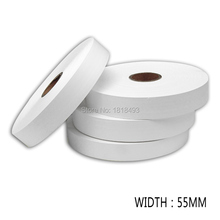 free shipping wholesales width 55mm blank white nylon tape/customize clothing care labels/garment printed tags/tape printing 2024 - buy cheap