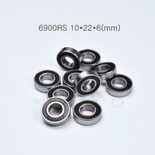 Bearing 10pcs 6900RS 10*22*6(mm) free shipping chrome steel Rubber Sealed High speed Mechanical equipment parts 2024 - buy cheap