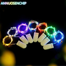 Linha de festas com mini luzes decorativas, led criativo em 7 cores, caixa de bateria de lâmpadas de cobre, opções de 5m, 4m, 3m, 2m e 1m 2024 - compre barato