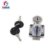 Desk Drawer Lock 19mm Cylinder Head Cabinet Furniture Security Lock 22mm/32mm Cylinder Head Length Wardrobe Cam Lock with Keys 2024 - buy cheap