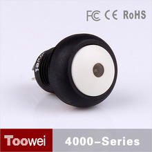 Toowei-pulsador Led de punto rojo y negro, iluminación momentáneo Normal, 12mm, impermeable, IP67, 3A, 250VAC 2024 - compra barato