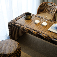 Japanese Tatami Floor Coffee Tables Rattan Wicker Tea Home Living Room Furniture Window Table Indoor Japan Chess Desk 2024 - buy cheap