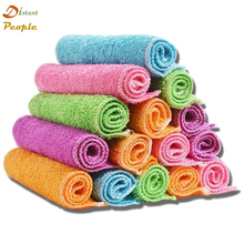 1pc Bamboo Fiber Anti-grease Microfiber Non-stick Oil Wipping Rag Kitchen Towel Multifunctional Cleaning Rags Dish Cloth 2024 - buy cheap