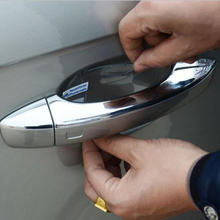 Наклейка на дверную ручку автомобиля, защитная пленка для KIA Rio Sorento Sportage Soul Ceed k2 K3 K4 K5 KX3 kx5 K3S, аксессуары 2024 - купить недорого