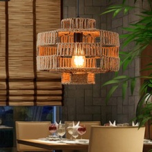 Лофт стиль Droplight креативная веревка Эдисон подвесные светильники для столовой подвесной светильник промышленное винтажное освещение 2024 - купить недорого