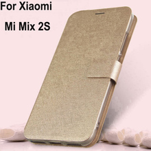 Funda de piel sintética para Xiaomi Mi Mix 2S, carcasa trasera con cierre magnético para Mi Mix 2S Mix2s 2024 - compra barato