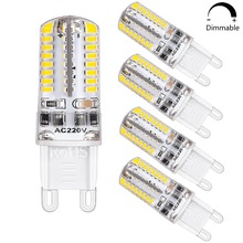 5 Pack G9 LED Bulb Dimmable LED Pendant Light 110V 220V 3W 3014 SMD 64LEDs 360 Beam Angle Corn Bulbs Replace 30W G9 Halogen Lamp 2024 - buy cheap